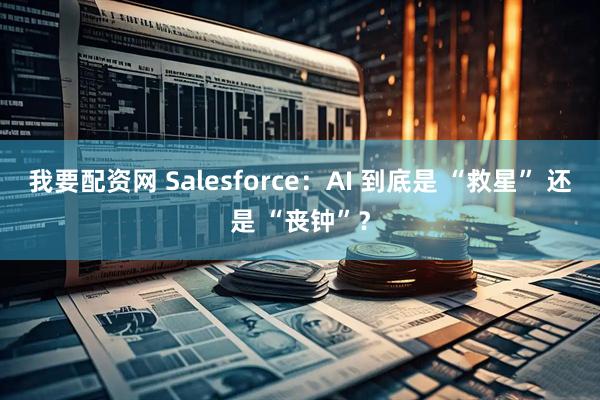 我要配资网 Salesforce：AI 到底是 “救星” 还是 “丧钟”？