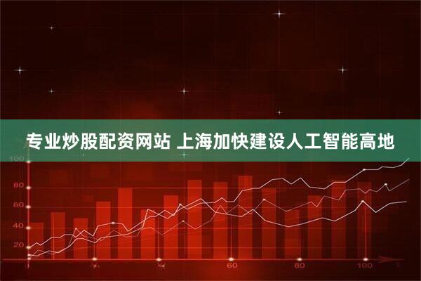 专业炒股配资网站 上海加快建设人工智能高地